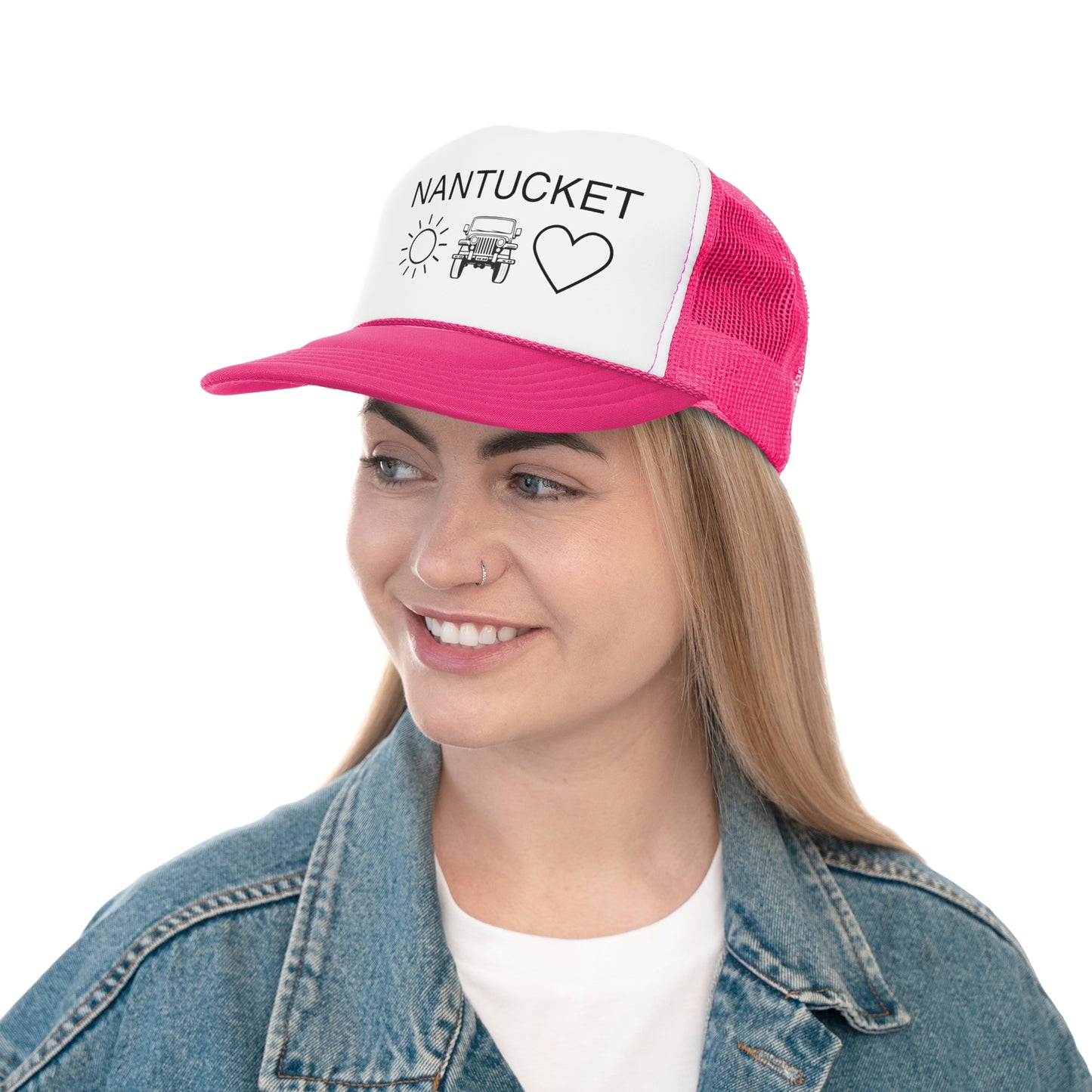 Nantucket Sunset Trucker Cap - Summer Vibes, Adventure Ready Hat
