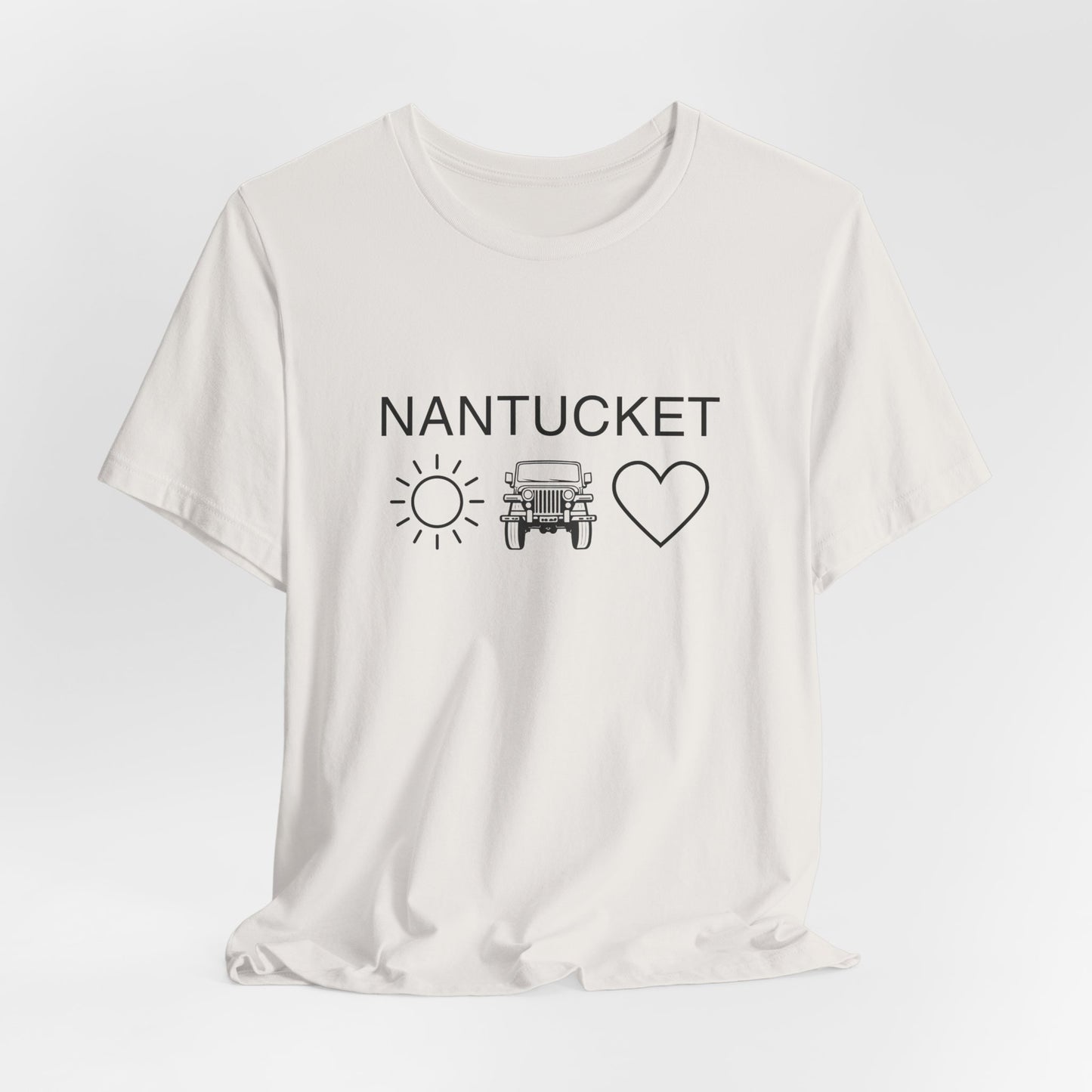 Nantucket Sun Jeep Love Unisex Jersey Tee
