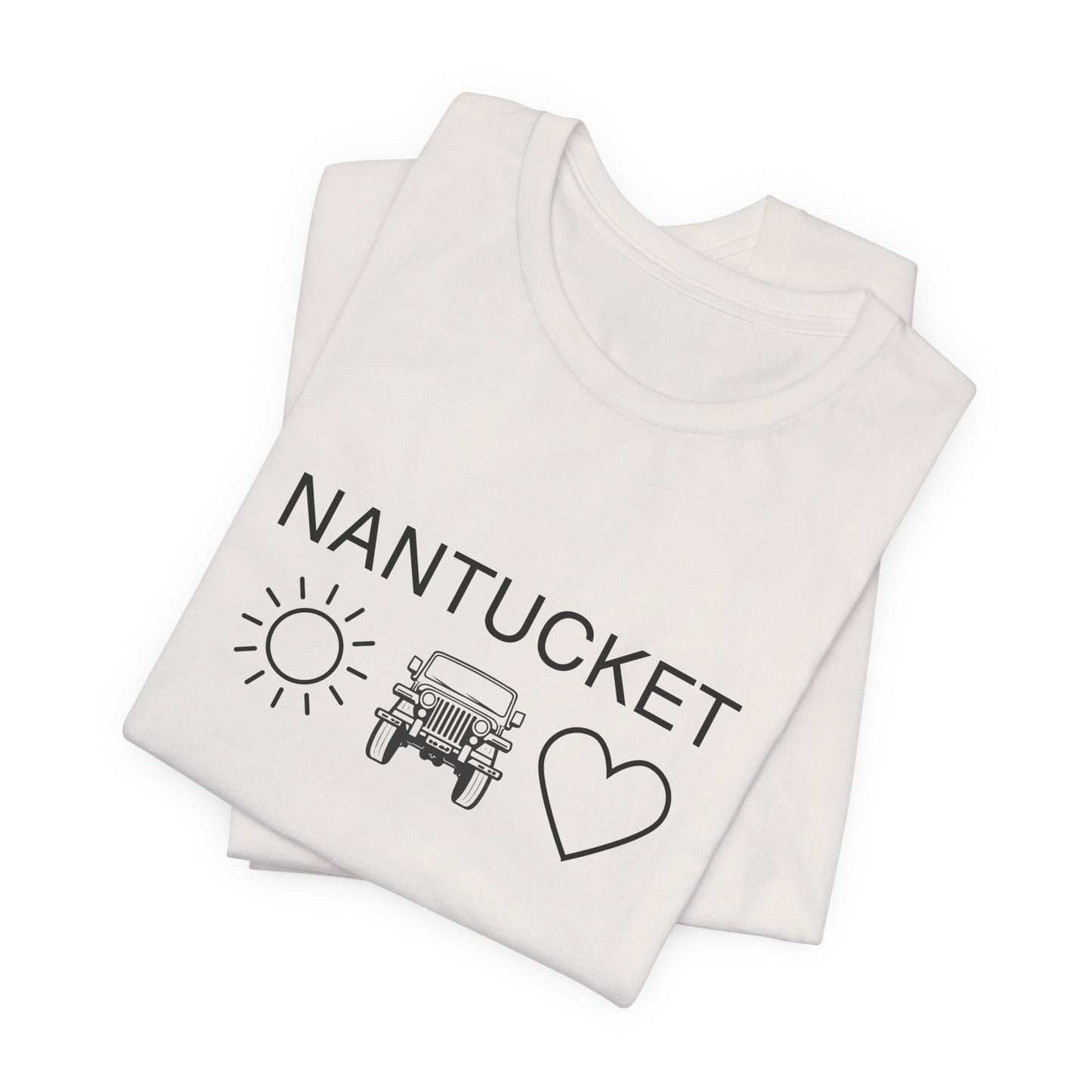 Nantucket Sun Jeep Love Unisex Jersey Tee