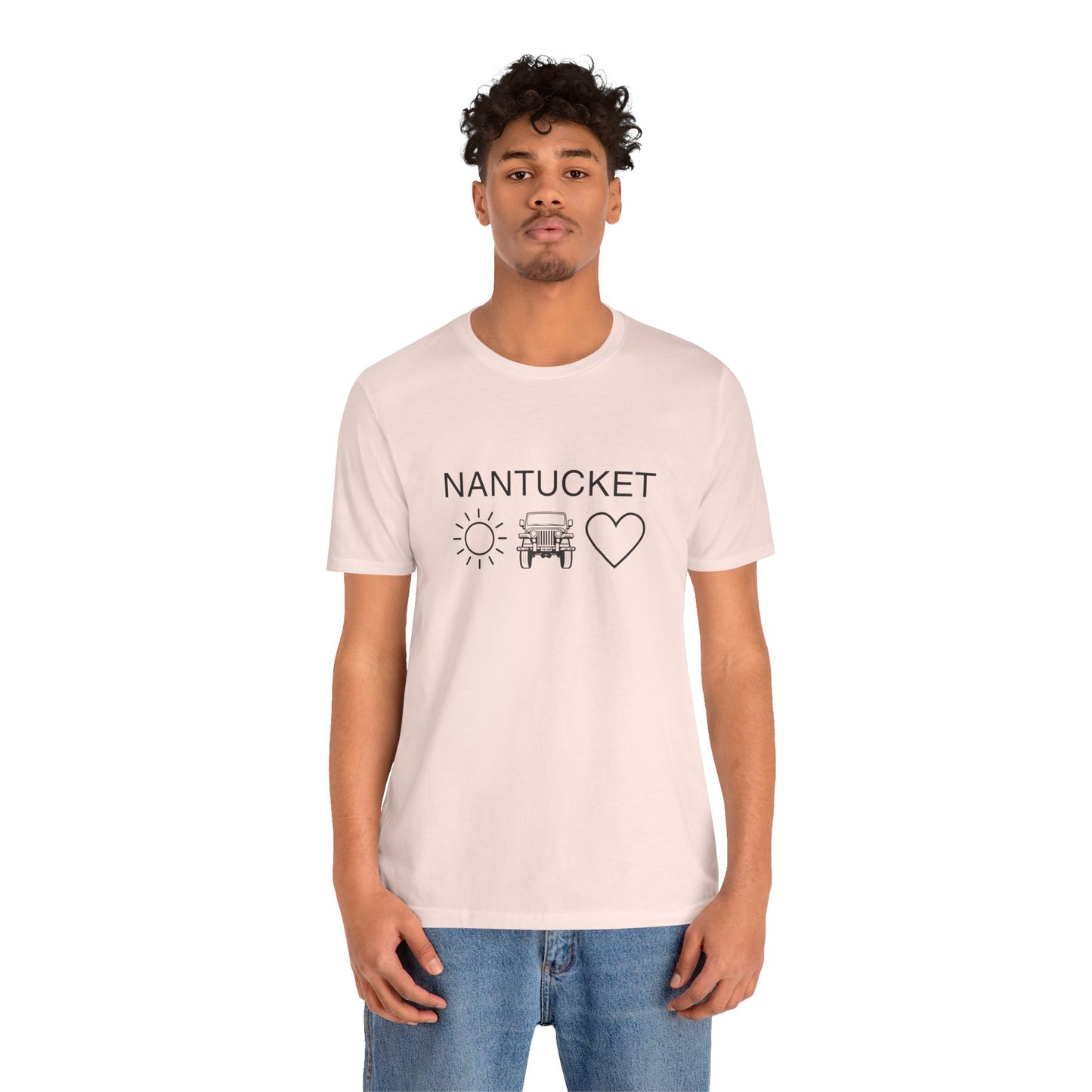 Nantucket Sun Jeep Love Unisex Jersey Tee