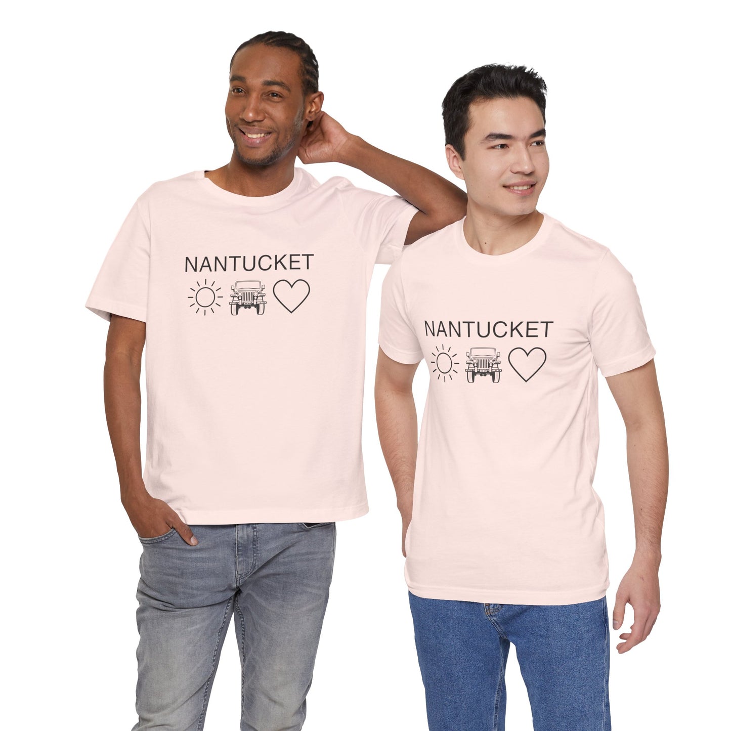 Nantucket Sun Jeep Love Unisex Jersey Tee