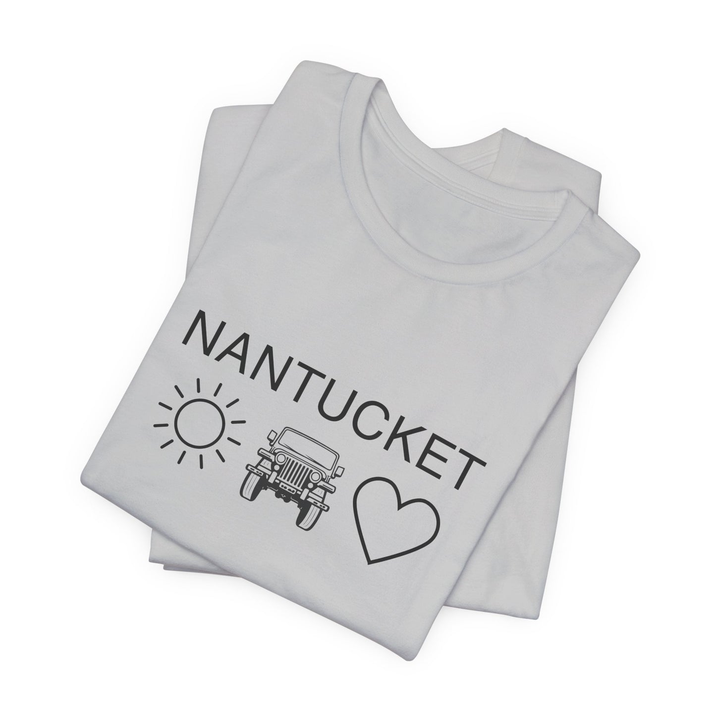 Nantucket Sun Jeep Love Unisex Jersey Tee