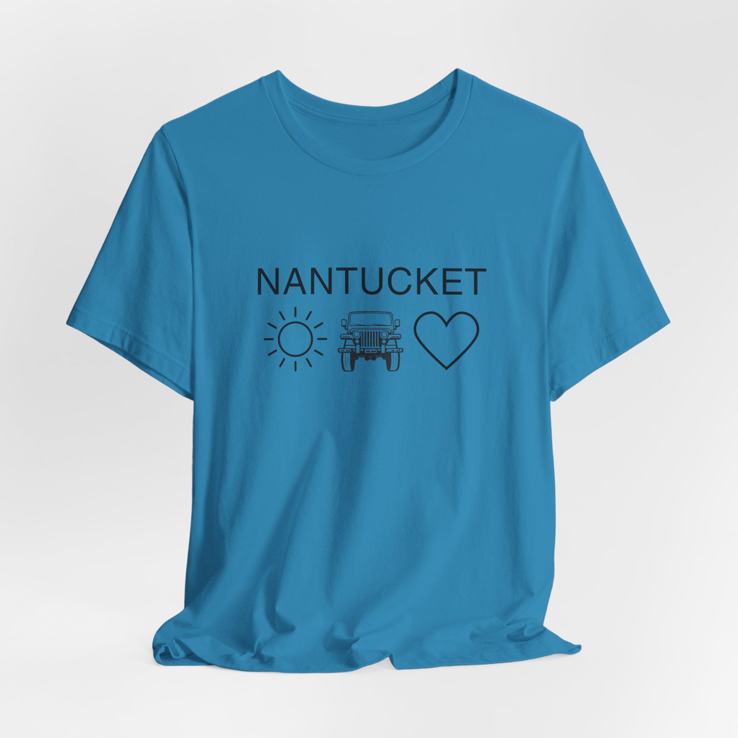 Nantucket Sun Jeep Love Unisex Jersey Tee