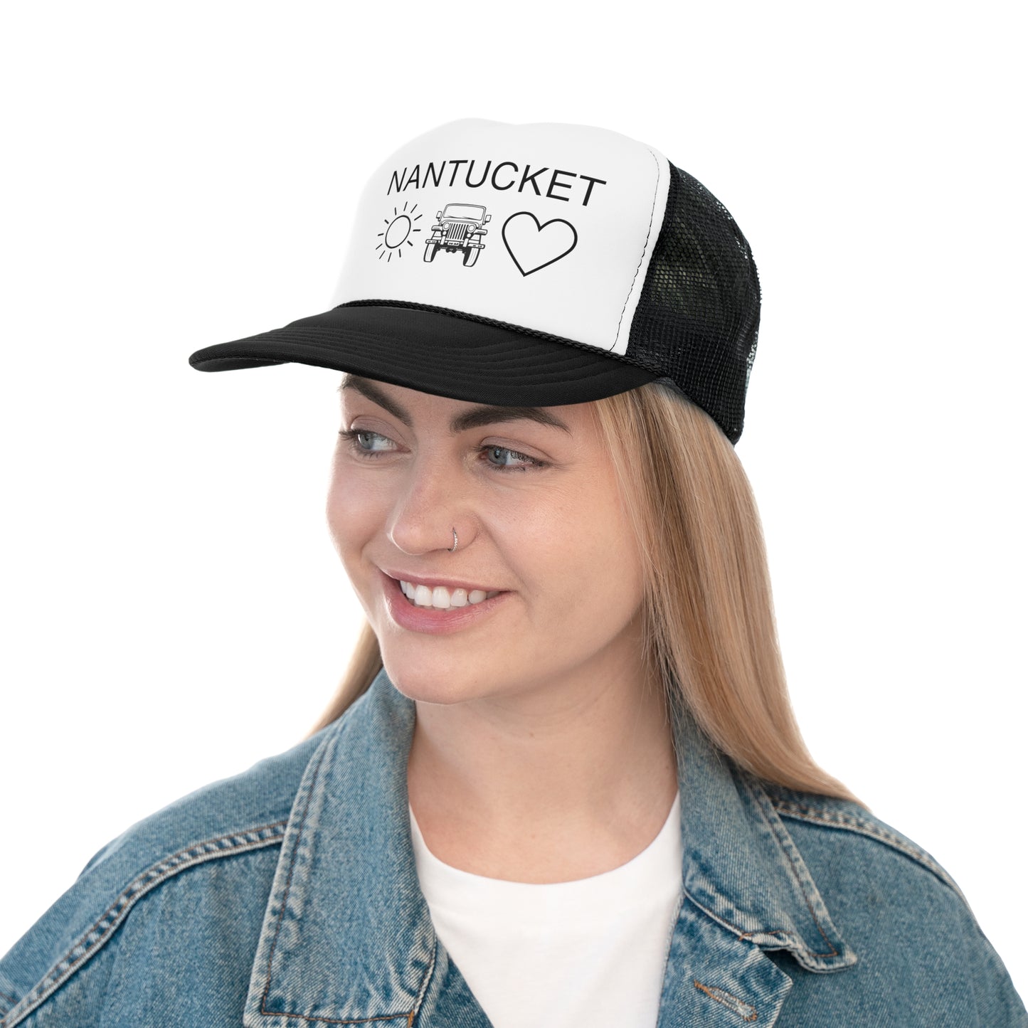 Nantucket Sunset Trucker Cap - Summer Vibes, Adventure Ready Hat
