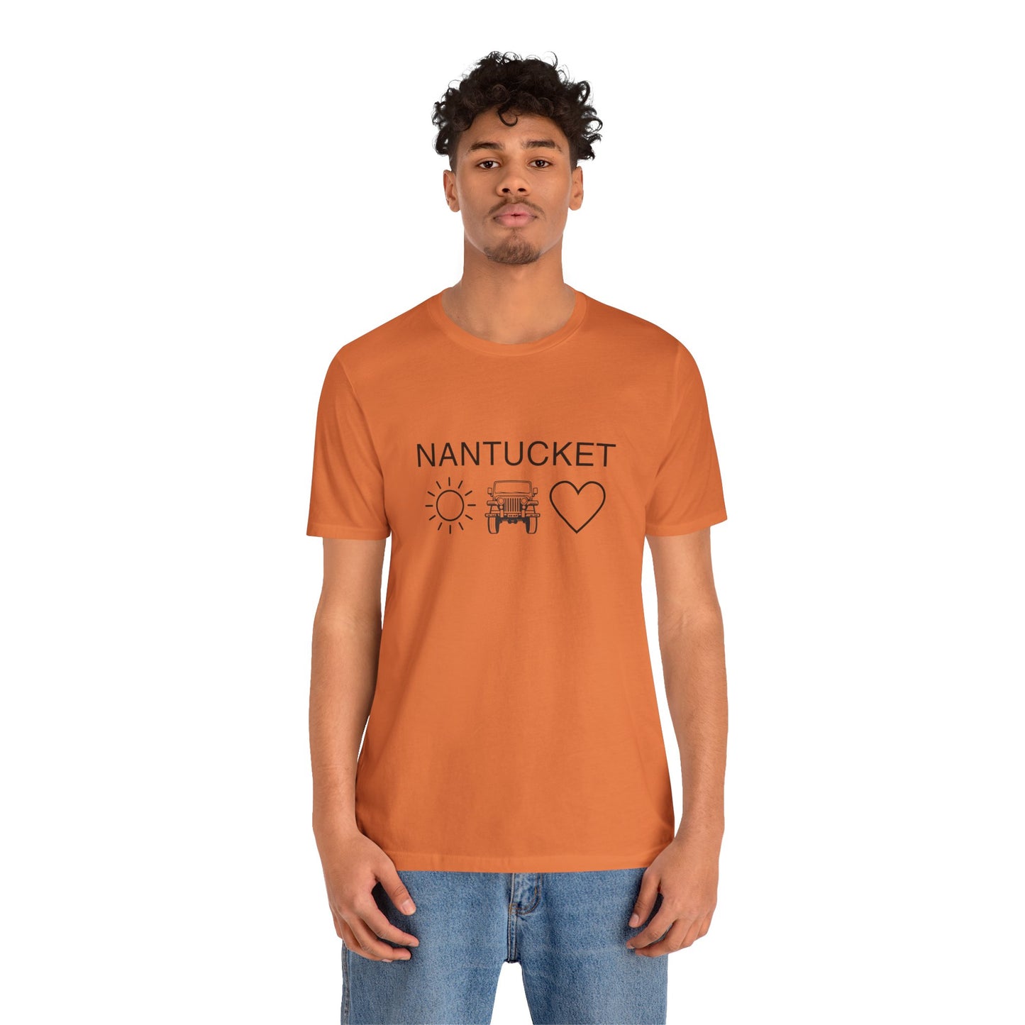 Nantucket Sun Jeep Love Unisex Jersey Tee
