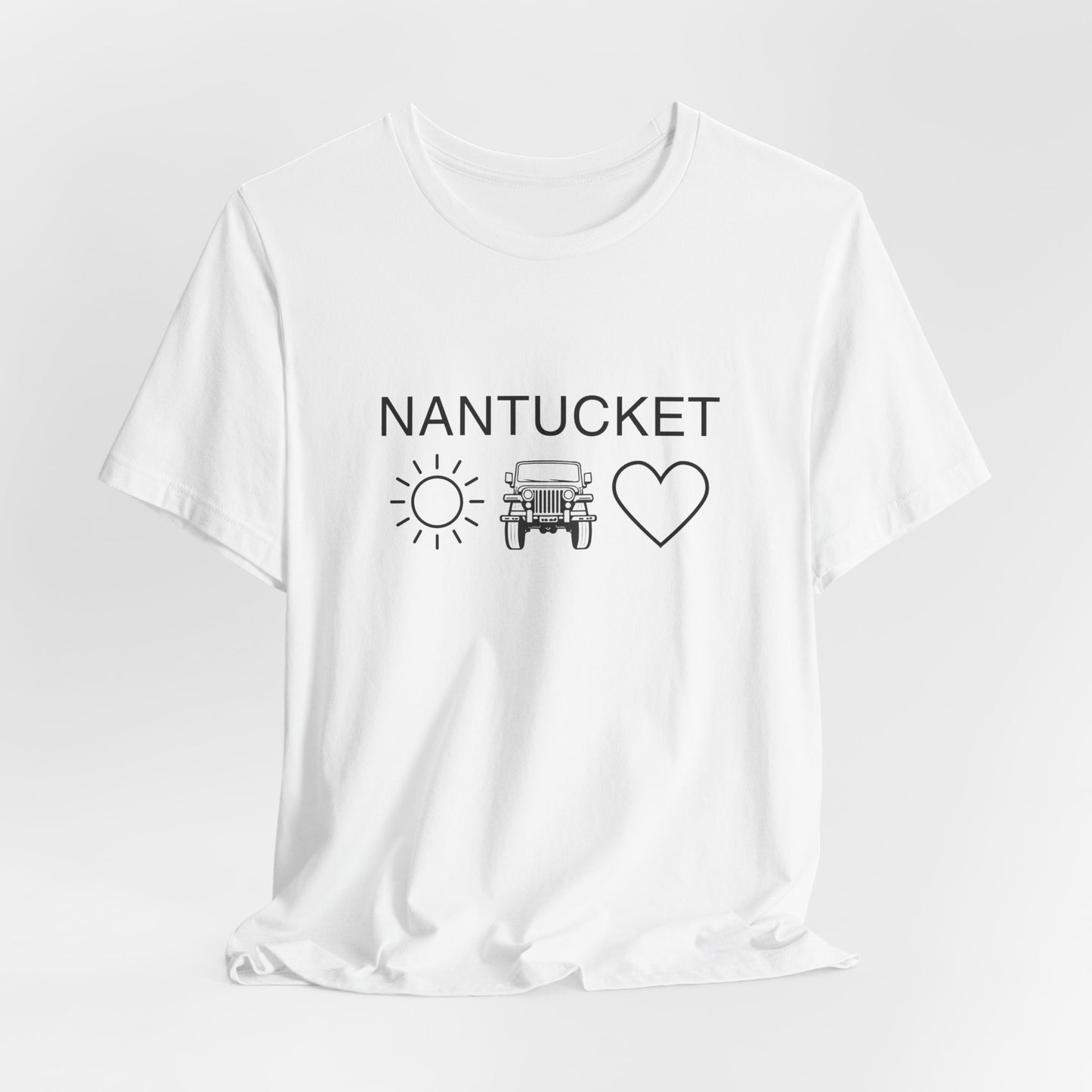 Nantucket Sun Jeep Love Unisex Jersey Tee