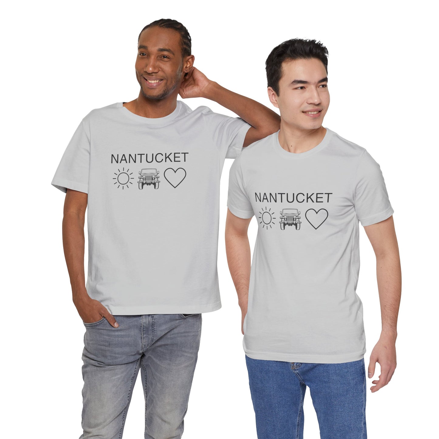 Nantucket Sun Jeep Love Unisex Jersey Tee