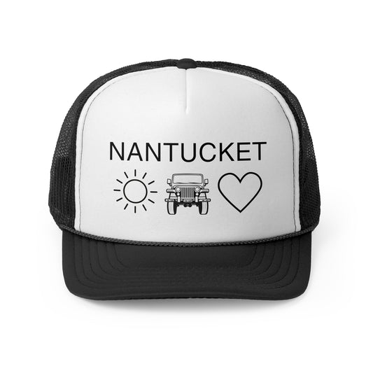 Nantucket Sunset Trucker Cap - Summer Vibes, Adventure Ready Hat