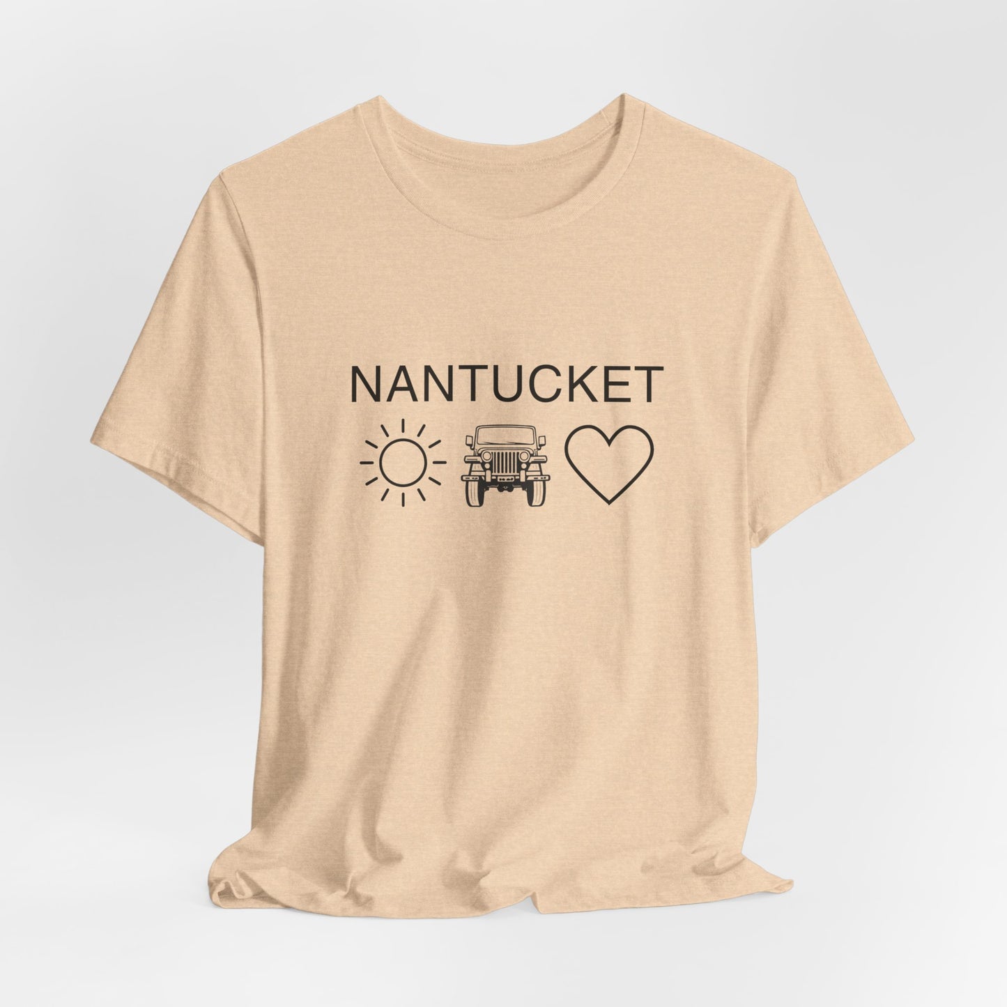 Nantucket Sun Jeep Love Unisex Jersey Tee