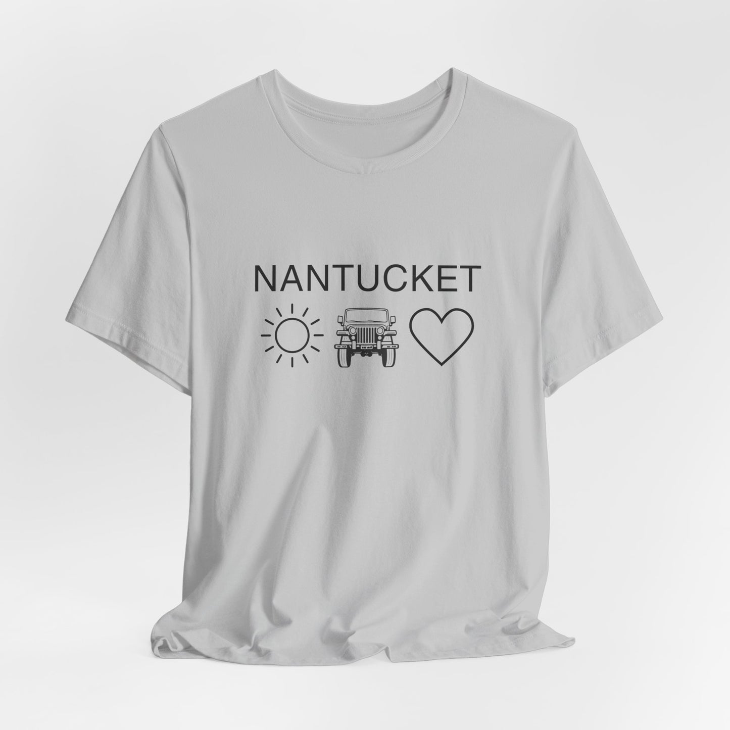Nantucket Sun Jeep Love Unisex Jersey Tee