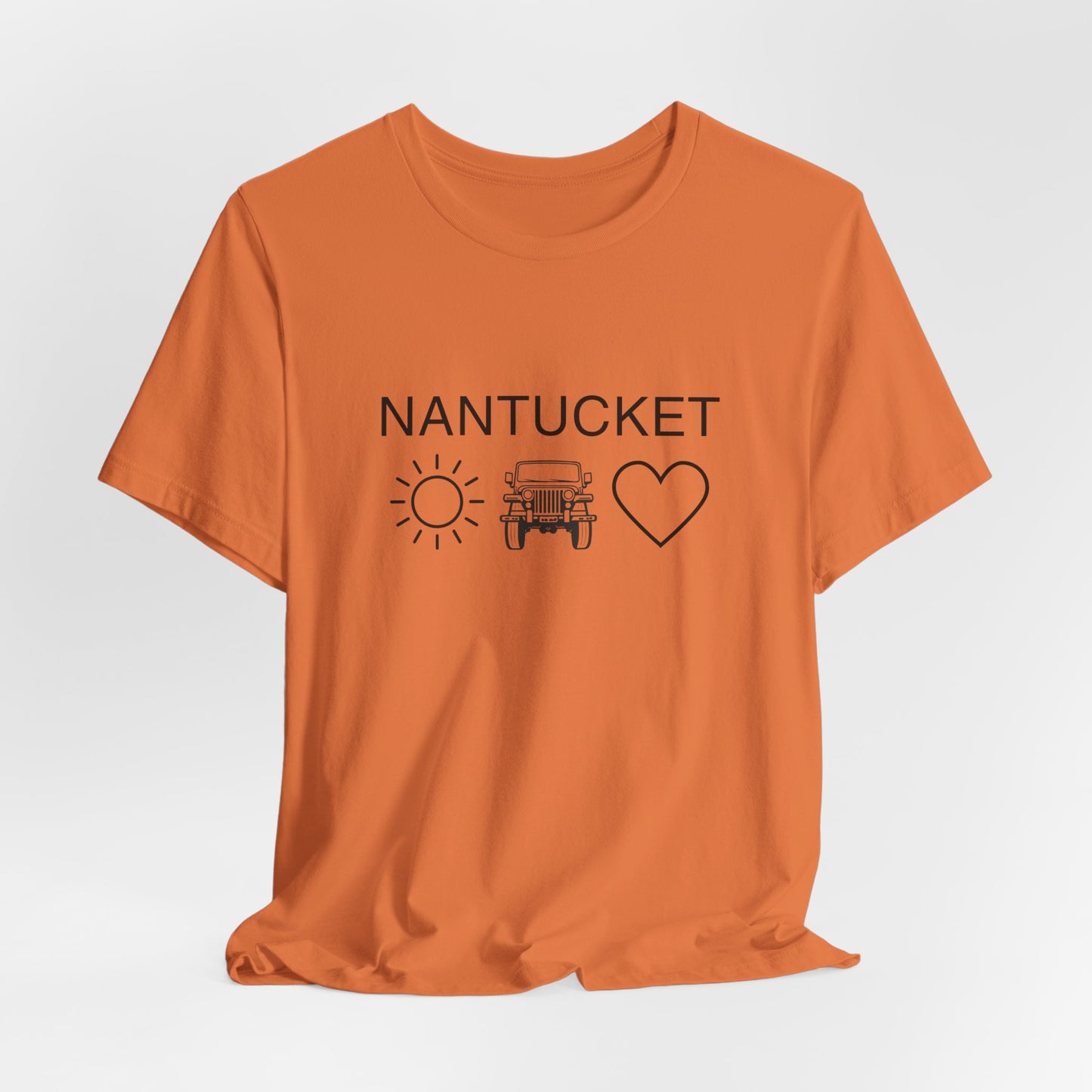 Nantucket Sun Jeep Love Unisex Jersey Tee