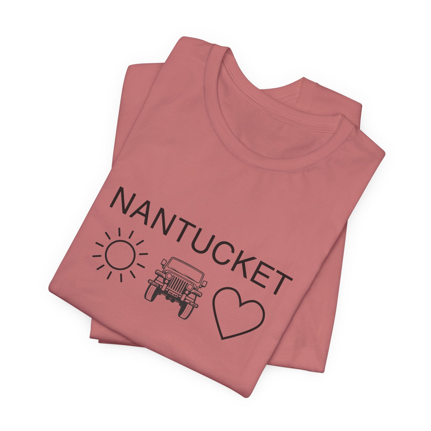 Nantucket Sun Jeep Love Unisex Jersey Tee