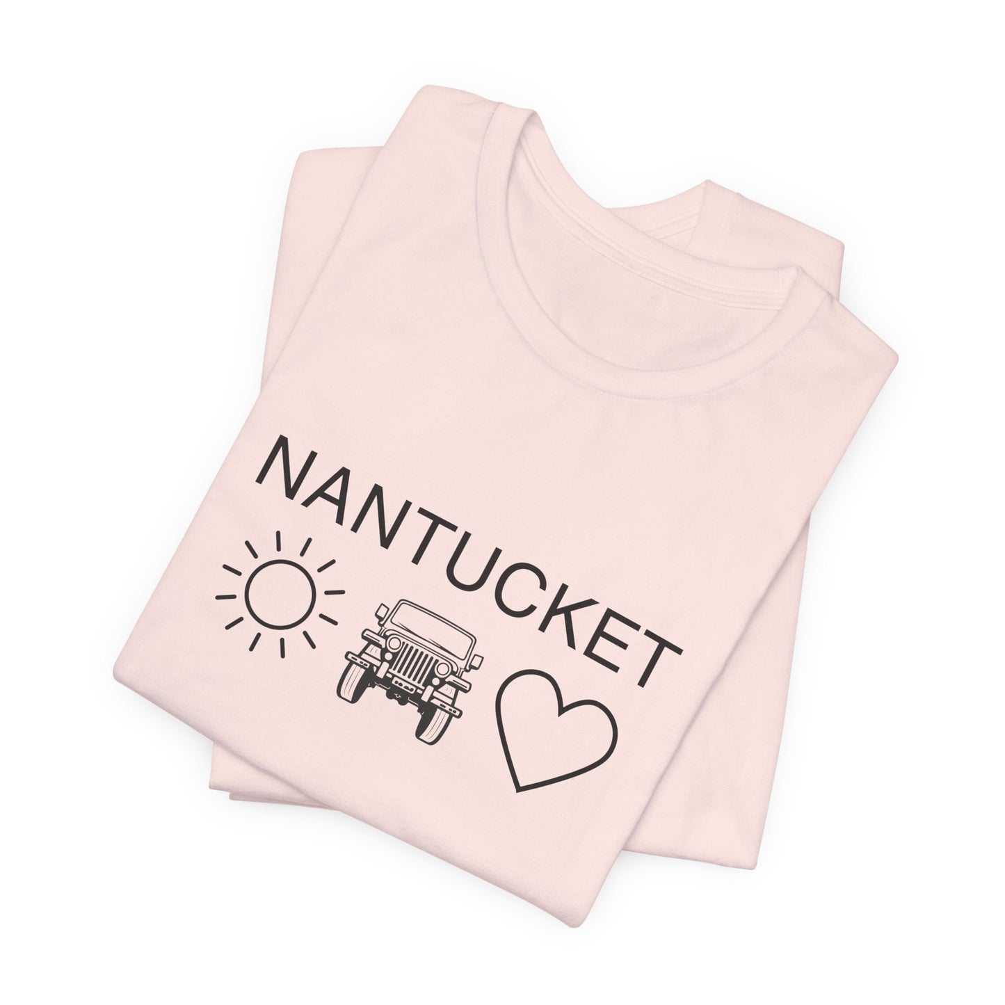 Nantucket Sun Jeep Love Unisex Jersey Tee