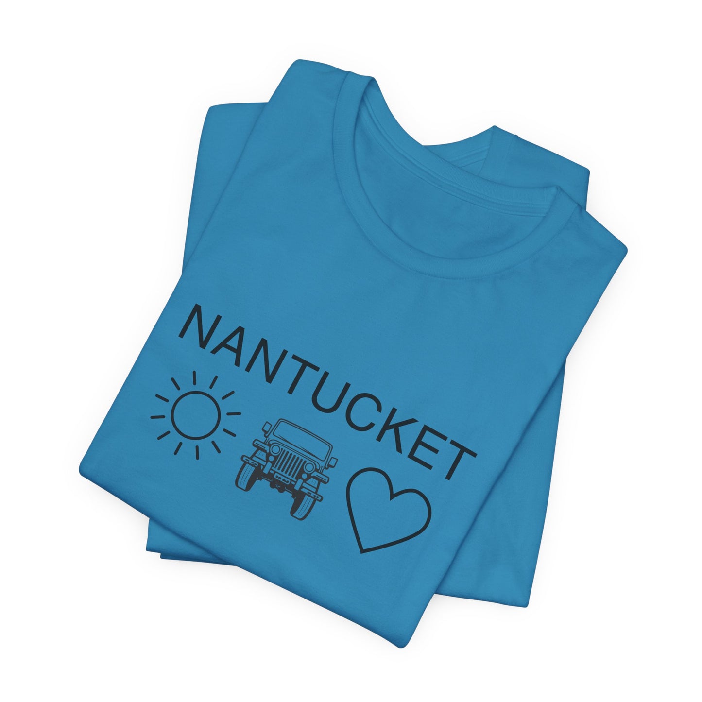 Nantucket Sun Jeep Love Unisex Jersey Tee
