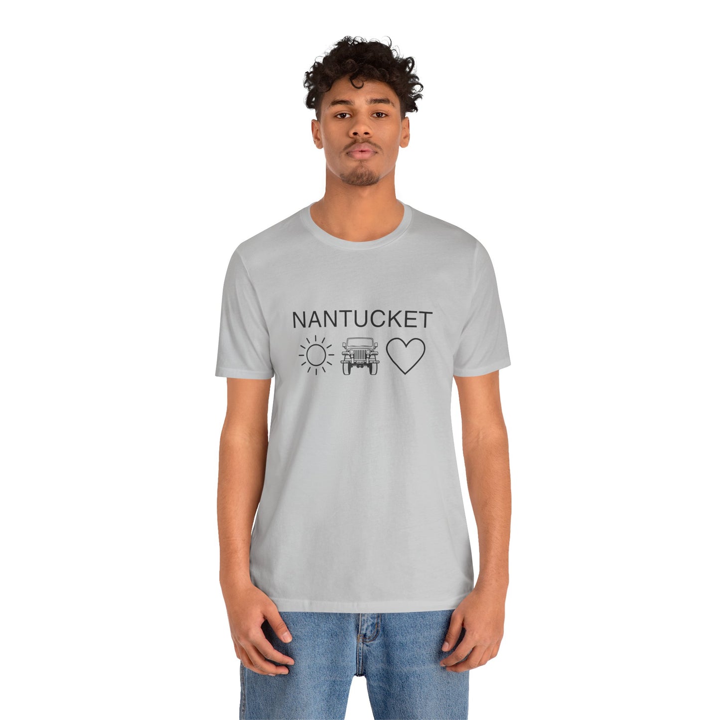 Nantucket Sun Jeep Love Unisex Jersey Tee